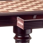 Mahogany Game Table, 27.58" x 22.06" x 22.06
