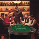 8-Player Foldable Poker Table with Cup Holders
