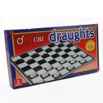 DIVCHI 14" Foldable Checkers and Draughts Game