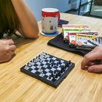 Magnetic Travel Board Games Set: Chess & More