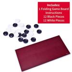 KandyToys Classic Checkers Game for All Ages
