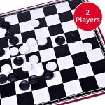 KandyToys Classic Checkers Game for All Ages