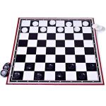 KandyToys Classic Checkers Game for All Ages