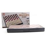 Magnetic Wooden Checkers and Chess Set