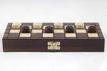 10" Traditional Wooden Chess and Checkers Set