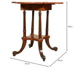 Biscottini Wooden Chess Table for Living Room