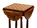 Biscottini Wooden Chess Table for Living Room