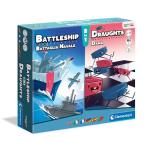 Clementoni Naval Battle and Checkers Game