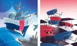 Clementoni Naval Battle and Checkers Game