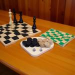 Two-Tone Chess and Checkers Game Pieces Set