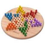 Jaques of London Wooden Chinese Checkers & Go Game
