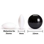 Bamboo Reversible Go Game Set with Stones