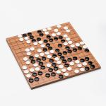 Bamboo GO Game Set with Double Convex Pieces