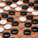Bamboo GO Game Set with Double Convex Pieces
