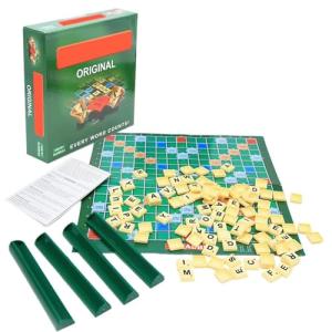 Travel Scrabble: Fun Word Game for 2-4 Players