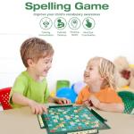 SGZIOO Sealed Family Board Game with 100 Letter Blocks