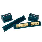 Scrabble Scoring Counters and Tile Racks Set