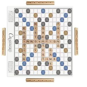 Classic Wooden Crossword Board Game for Family Fun