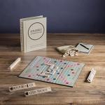Scrabble Vintage Bookshelf Edition with Wooden Tiles