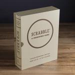 Scrabble Vintage Bookshelf Edition with Wooden Tiles