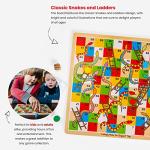 Bigjigs Toys Classic Snakes and Ladders Game