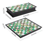 ZUNIPLEX Magnetic Snakes & Ladders Board Game