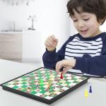 ZUNIPLEX Magnetic Snakes & Ladders Board Game