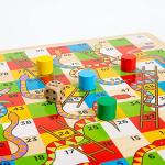 Bigjigs Toys Classic Snakes and Ladders Game