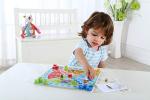 Wooden 2-in-1 Snakes & Ladders Home Race Game
