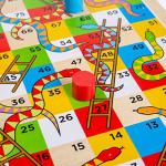 Bigjigs Toys Classic Snakes and Ladders Game
