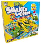 3D Snakes and Ladders Family Board Game