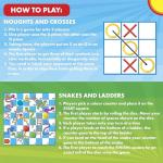 Abeec Jumbo Outdoor Snakes and Ladders & Noughts Game