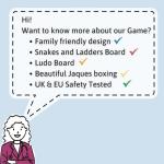 Kids Snakes and Ladders with Ludo Board Game
