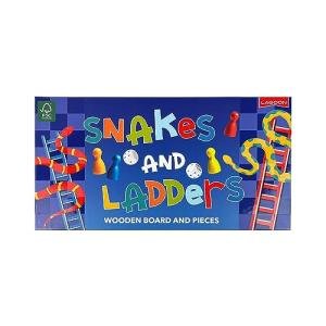 Lagoon Snakes and Ladders Wooden Game