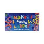 Lagoon Snakes and Ladders Wooden Game