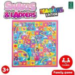 Unicorn Snakes & Ladders Board Game for Kids