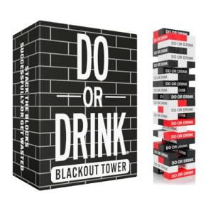 Do or Drink Blackout Tower Party Game