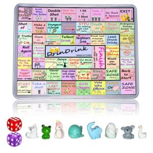 Fun Drinking Game Mat for Adults and Parties