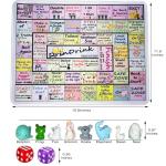 Fun Drinking Game Mat for Adults and Parties