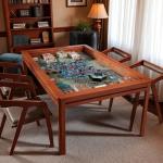 BKTSUNAMI Solid Wood Game Table for 4–6 Players