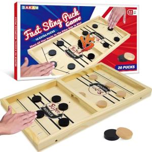 Super Fast Sling Puck Game for Family Fun