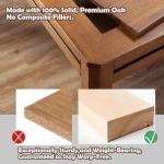 BKTSUNAMI Solid Wood Game Table for 4–6 Players