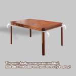 BKTSUNAMI Solid Wood Game Table for 4–6 Players