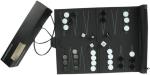 Premium Leather Travel Backgammon and Chess Set