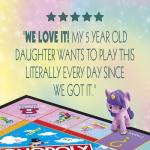 Monopoly Junior: Unicorn Edition Board Game
