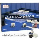 Top Backgammon Set - Classic 15" Game Case