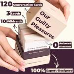 Guilty Pleasures Couples Card Game for Date Night