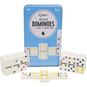 Regal Games Double 6 Dominoes Set for Family Fun