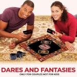 Naughty Adultopoly Board Game with Handcuffs