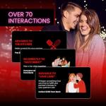 Naughty Adultopoly Board Game with Handcuffs